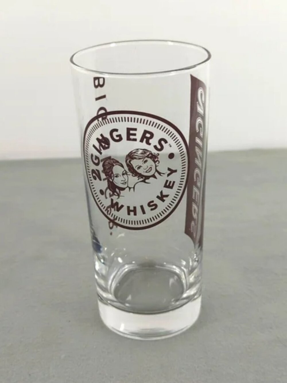 2 Gingers Whiskey "Big Ginger" highball glass - 10 oz capacity